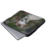 Weiße Chihuahua Laptopschutzhülle (Vorne Knopf)