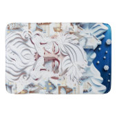 WEISSE CHRISTMAS BADEMATTE (Vorderseite)