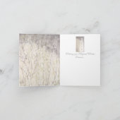 WEISSE CHRISTMAS FEIERTAGSKARTE (Innenseite)