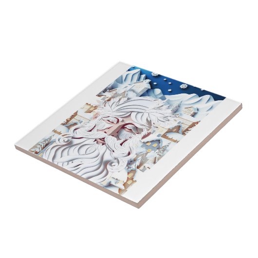 WEISSE CHRISTMAS FLIESE (Seite)