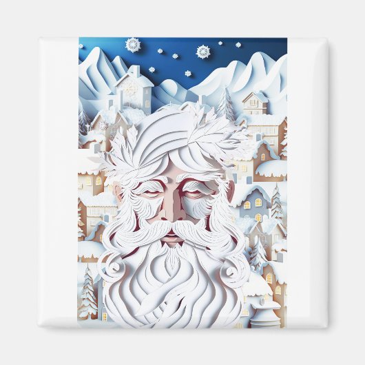 WEISSE CHRISTMAS MAGNET (Vorne)