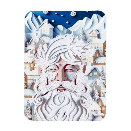 WEISSE CHRISTMAS MAGNET (Vertikal)