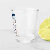 WEISSE CHRISTMAS SCHNAPSGLAS (Rechts)