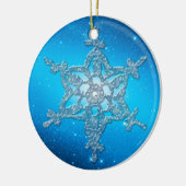 WEISSE CHRISTMAS Snowflake Ornament 6 (Links)