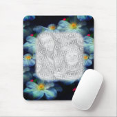 Weiße Clematitis Blume für Ihr Foto Mousepad (Mit Mouse)
