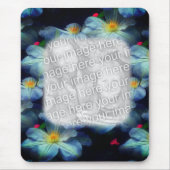 Weiße Clematitis Blume für Ihr Foto Mousepad (Vorne)