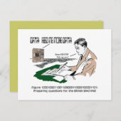 Weiße Clip Art #2 Postkarte (Vorne/Hinten)