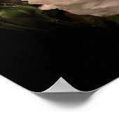 Weiße Cloud-Rose Poster (Ecke)