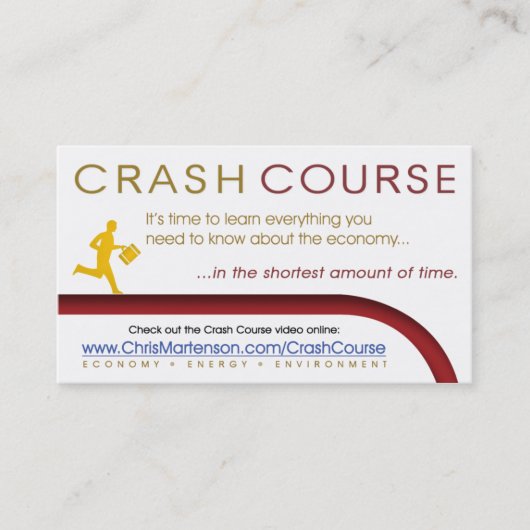 Weiße cmpromo-Karte (allgemein) Visitenkarte (Vorderseite)