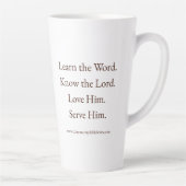 Weiße Community Bible Series Tasse (Rechts)