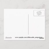 Weiße Cricket Postkarte (Rückseite)