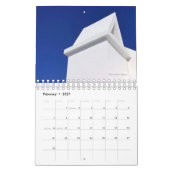 Weiße Dächer - 2026 Zwölf-Monats-Kalender Kalender (Feb 2027)