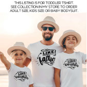 Weiße Daddy und ich passen Vater Tochter zusammen Kleinkind T-shirt