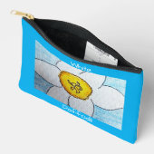 Weiße Daffodil Zubehörtasche (Offen)