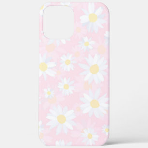 Weiße Daisy-Blume Rosa Bläschen Case-Mate iPhone Hülle