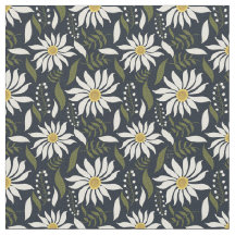 Weiße Daisy Blumenmuster