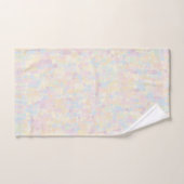 Weiße Daisy mit pastellfarbenen Punkten Badhandtuch Set (Handtuch)