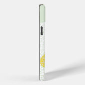 Weiße Daisy mit Punkten Case-Mate iPhone Hülle (Rückseite / Rechts)