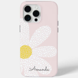Weiße Daisy mit Punkten Case-Mate iPhone Hülle