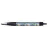 Weiße Daisy Schwarzer Stift (Vorderseite)