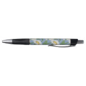 Weiße Daisy Schwarzer Stift (Unterseite)