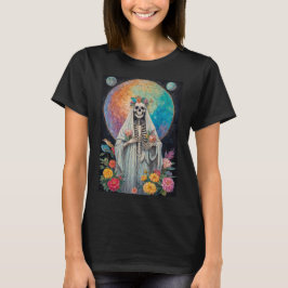 Weiße Dame Heilige Tod T-Shirt