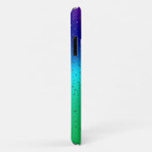 weiße Dehnen mit Regentropfen auf Regenbogen Case-Mate iPhone Hülle (Hinten/Rechts)