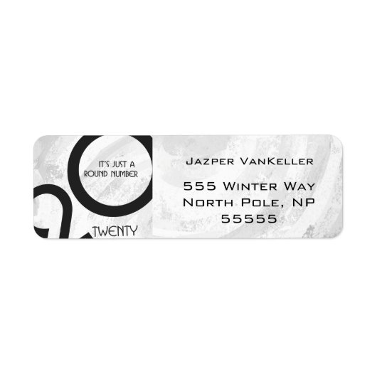 Weiße Dekade zum Geburtstag (Vorne)