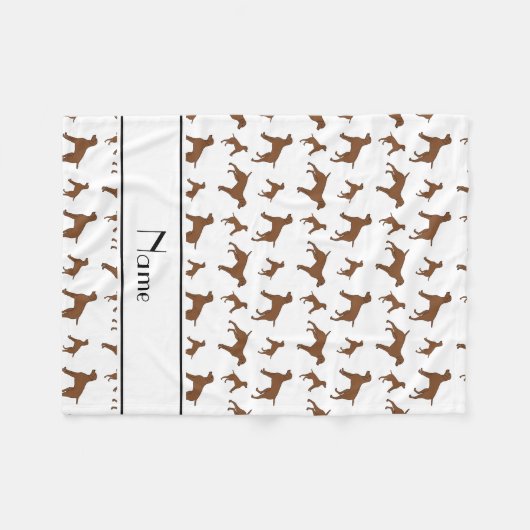 Weiße deutsche Hunde des kurzhaarigen Zeigers des Fleecedecke (Vorderseite (Horizontal))