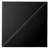 Weiße Diagonallinie auf schwarz Fliese (Vorderseite)