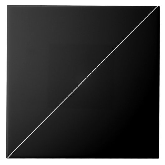 Weiße Diagonallinie auf schwarz Fliese (Vorderseite)