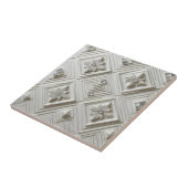 Weiße Diamant-Mitte-des-Jahrhunderts-Modern Fliese (Seite)