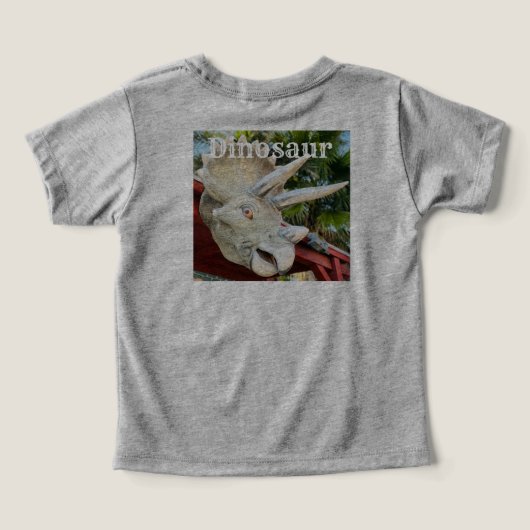 Weiße Dinosaurier (Design Rückseite)