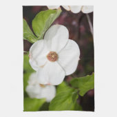 Weiße Dogwood Blume Küchentücher (Vertikal)
