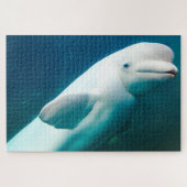 Weiße Dolphin Puzzle (Horizontal)