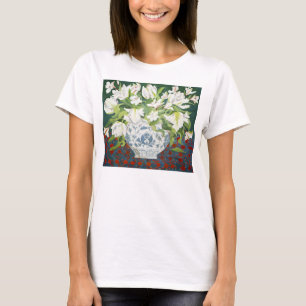 Weiße doppelte Tulpen und Alstroemerias 2013 T-Shirt