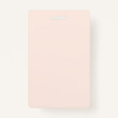 Weiße Doula mit weißer Blüte Ausweis (Rückseite)