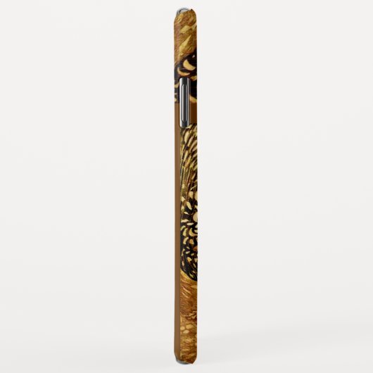 WEISSE DOVEN IN BROWN SEPIA, GEM STONE MONOGRAM Case-Mate iPhone HÜLLE (Hinten/Rechts)