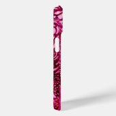 WEISSE DOVEN IN PINK FUCHSIA MONOGRAM Case-Mate iPhone HÜLLE (Rückseite / Rechts)