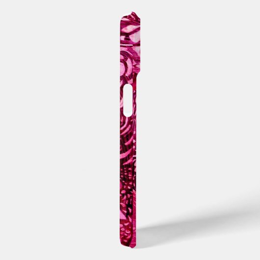 WEISSE DOVEN IN PINK FUCHSIA MONOGRAM Case-Mate iPhone HÜLLE (Rückseite / Rechts)