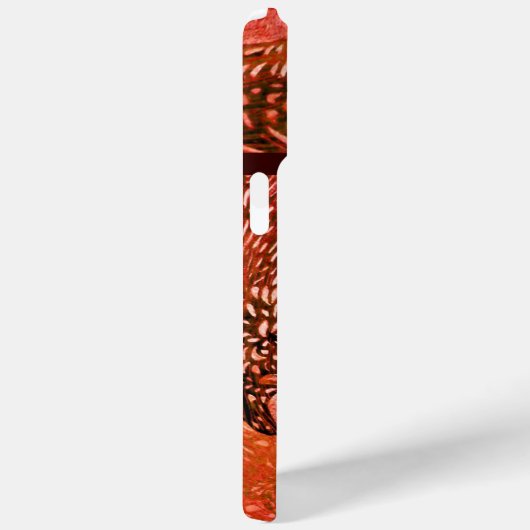 WEISSE DOVEN IN ROTEM MONOGRAM Case-Mate iPhone HÜLLE (Rückseite / Rechts)