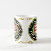 Weiße Drache-Gesellschaft Kaffeetasse (Mittel)