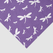 Weiße Drachenmuster - anpassbare BG-Farbe Seidenpapier (Ausschnitt)