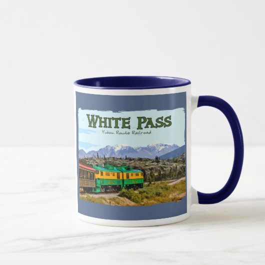 Weiße Durchlauf-Wecker-Tasse Tasse (Rechts)