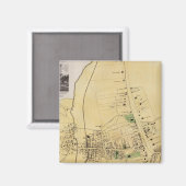 Weiße Ebenen, NY Magnet (Vorderseite/Rückseite)