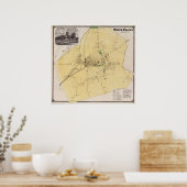 Weiße Ebenen, NY Poster (Küche)