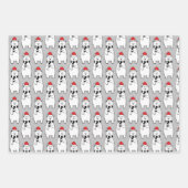 Weiße Eisbären Geschenkpapier Set (Vorderseite 2)