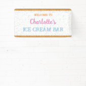 Weiße Eiscreme Banner (InSitu)