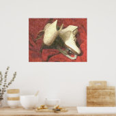 WEISSE EISEN-SKATE BEI ERHOLUNG POSTER (Küche)