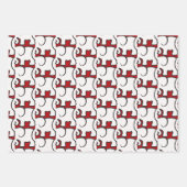 Weiße Elefant Design Geschenkpapier Set (Vorderseite 2)